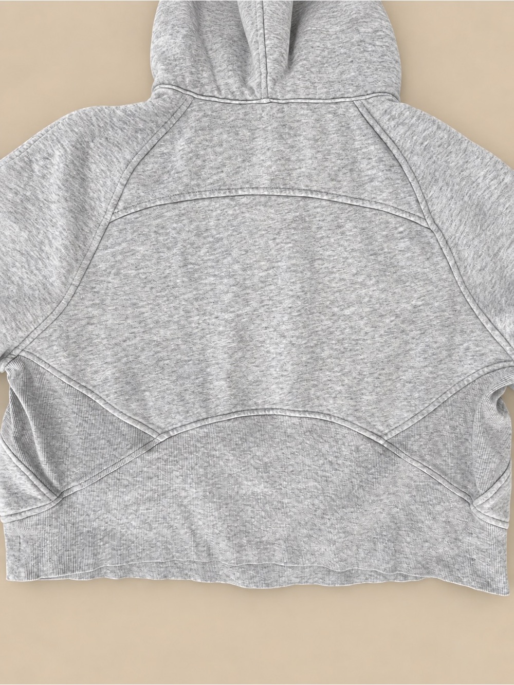 Lululemon Scuba Oversized Half Zip Hoodie Heathered Gray M/L - Picture 7 of 9